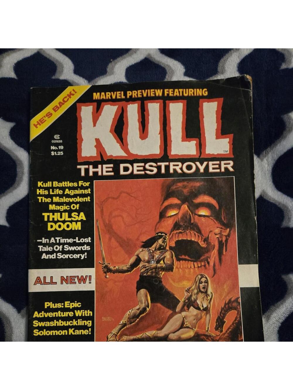 KULL VINTAGE magazine size comic